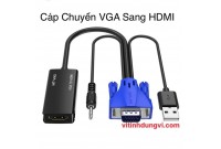 Cáp chuyển VGA sang HDMI Converter Có âm thanh ViKi MT-H02